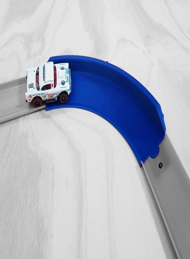 TechConnext 90 Degree Banked Curve Track - Compatible with Hot Wheels | Replacement Turn Track Piece for Hot Wheels Sets | Fits Standard Hot Wheels Tracks | High-Speed Corner Racing Accessory - Image 4